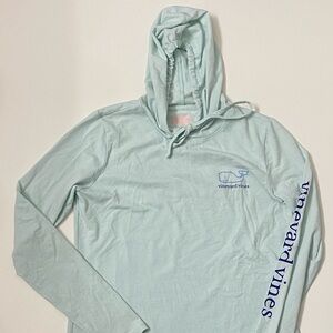 Vineyard Vines Edgartown ladies t-shirt with hood. Long sleeve. Beach Sz XS